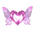 heart butterfly